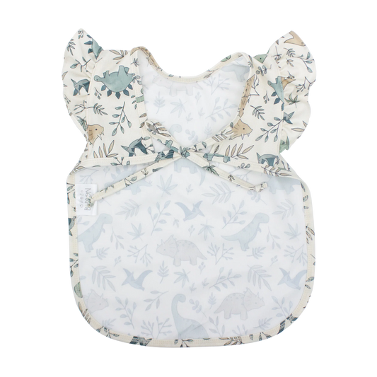 Foliage Dinos Flutter Bapron – Baby Bib Apron Singapore