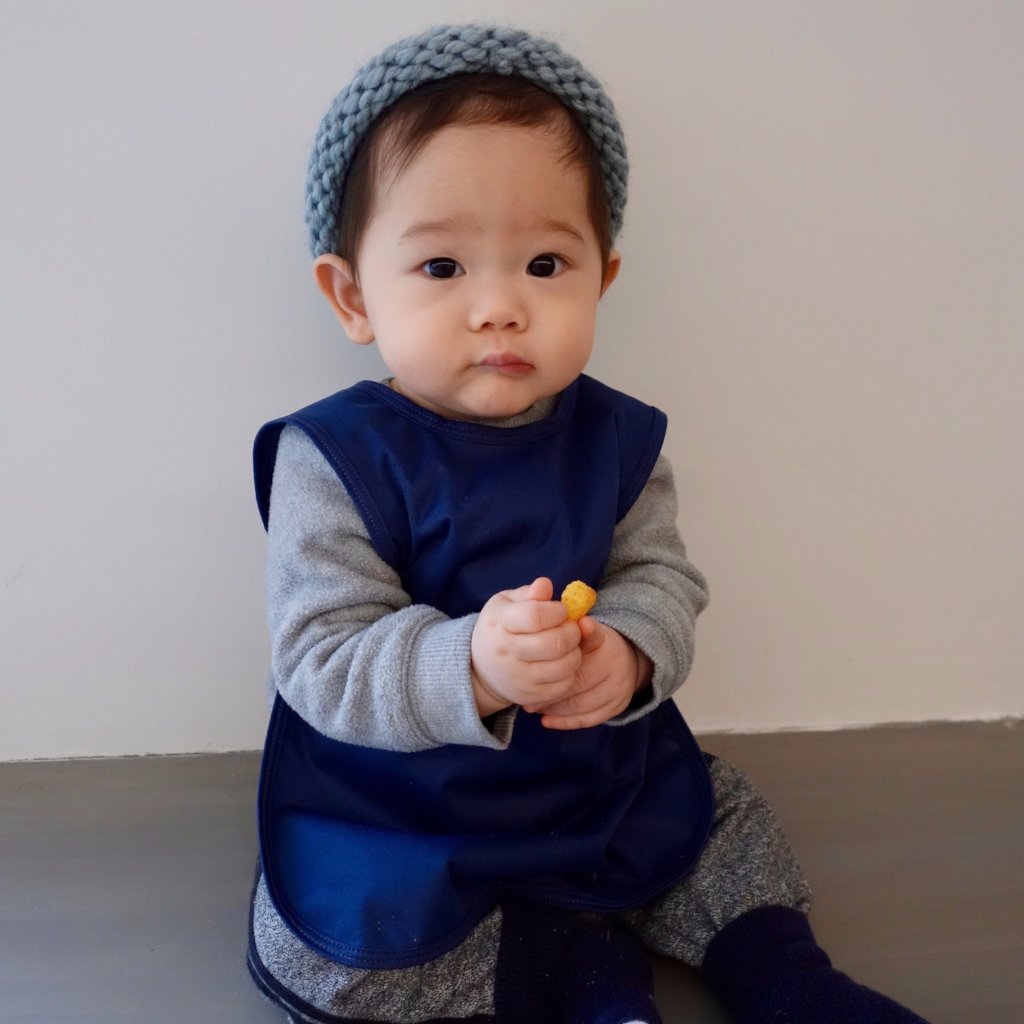 Navy Blue Minimalist Bapron