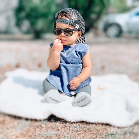 Navy Blue Minimalist Bapron