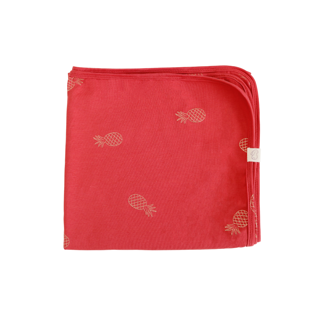 Pineapple Treasures Swaddle Blanket