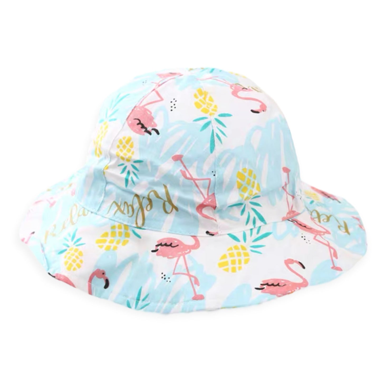 Blue Flamingo Tango Bucket Hat (2-5 years)
