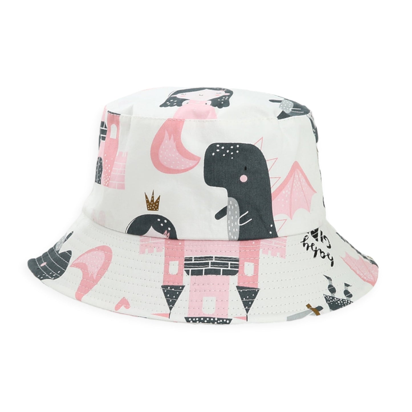 Dinosaur Princess Bucket Hat (2-5 years)