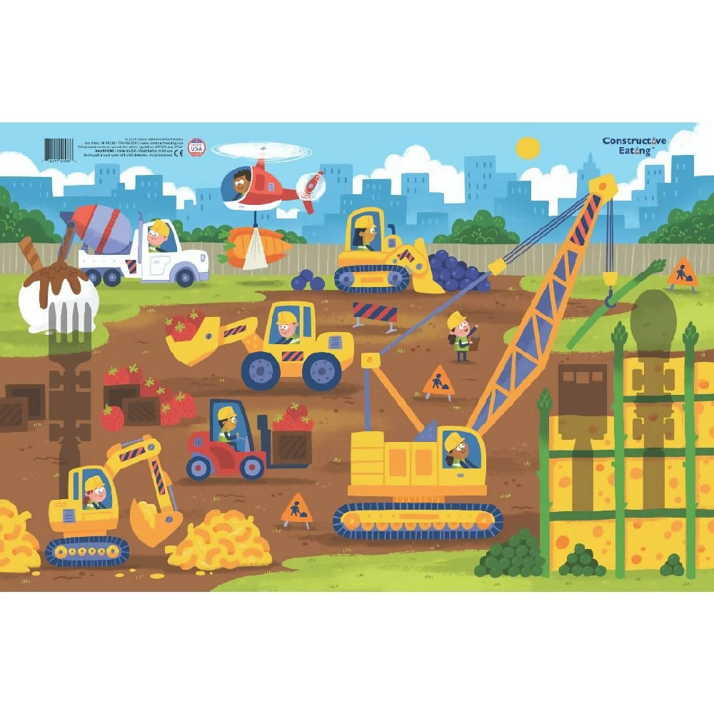 Constructive Eating - CONSTRUCTION DINING PLACEMAT - WERONE