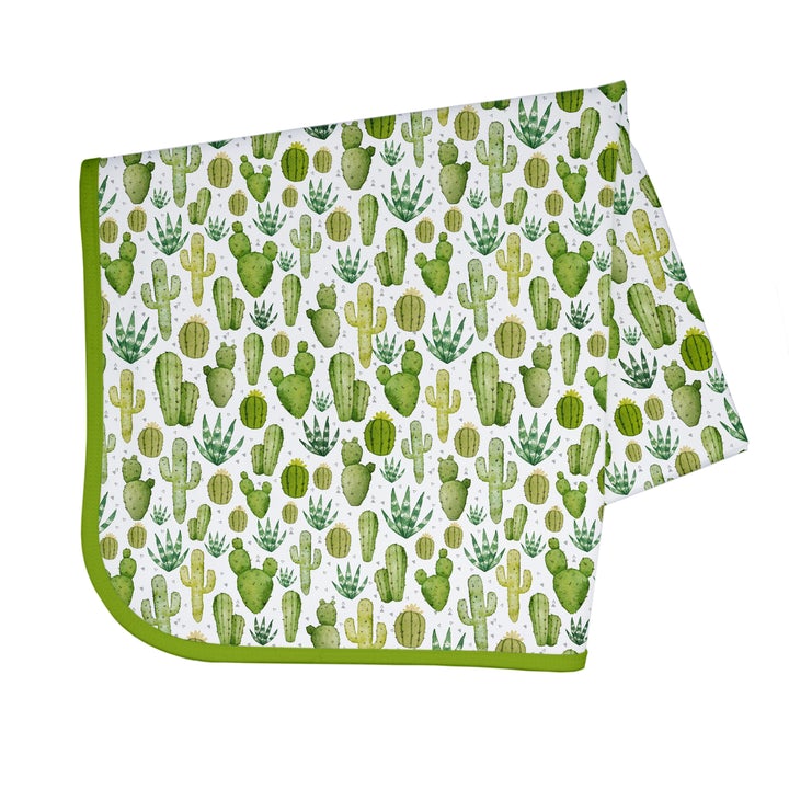 Desert Cactus Splash Mat - A Waterproof Catch-All for Highchair Spills and More! - WERONE
