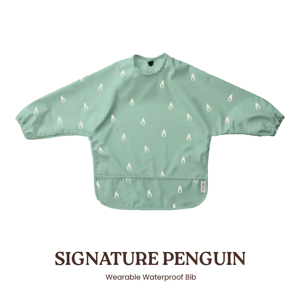 Wearable Waterproof Bib: Ultimate Solution for Messy Meal Times