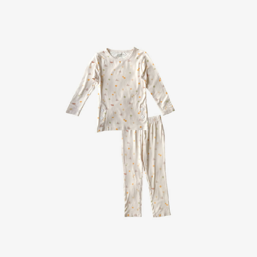 2-piece Long Sleeve & Pants Pajamas Set - WERONE