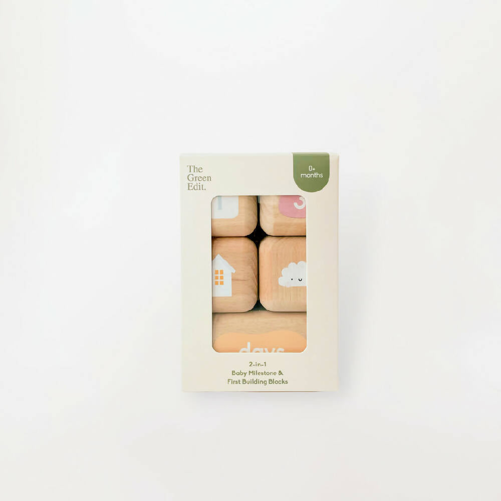 2-In-1 Baby Milestone Blocks - WERONE
