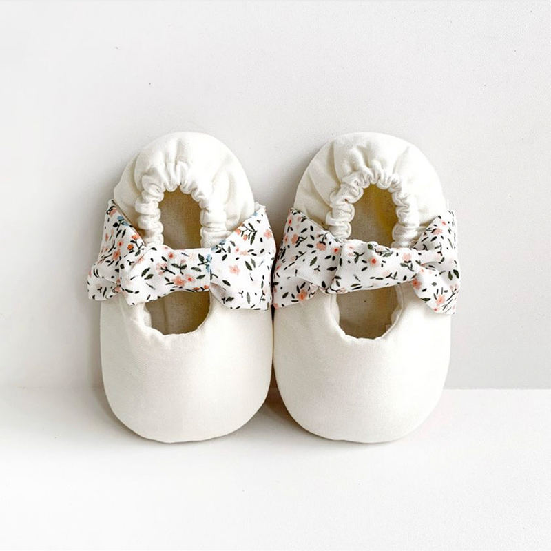 MINI SHOES // LA FLEUR IN WHITE - WERONE