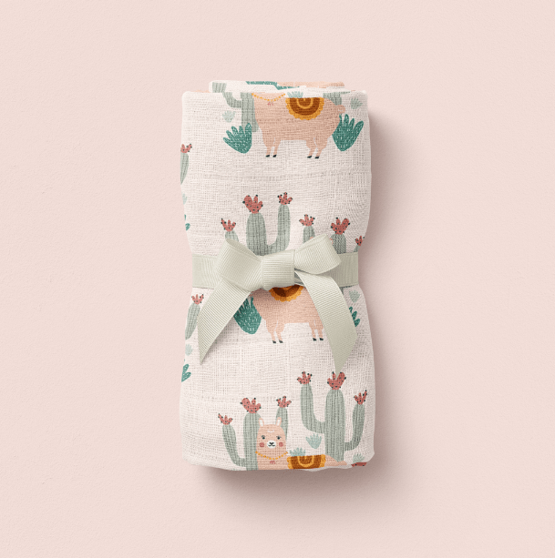 "Lama" Muslin Swaddle - WERONE