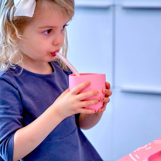 Marcus & Marcus Reusable Silicone Straws & Brush Set - WERONE