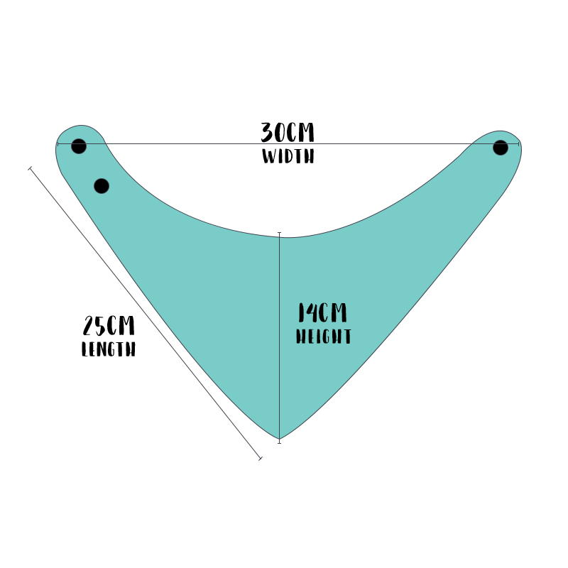 BANDANA BIB // LITTLE ANIMAL FRIENDS - WERONE