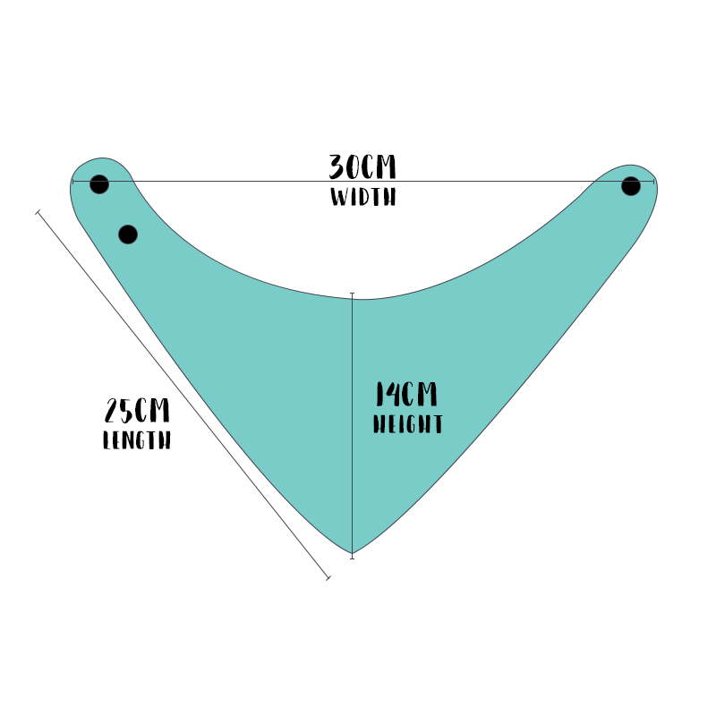 BANDANA BIB // BUNNIES - WERONE