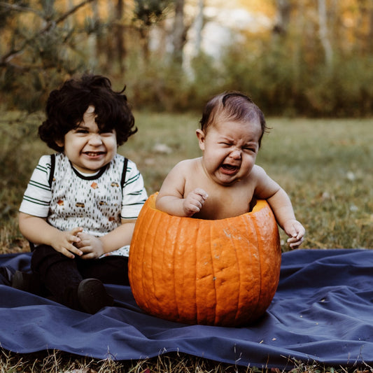Navy Splash Mat - A Waterproof Catch-All for Highchair Spills - WERONE