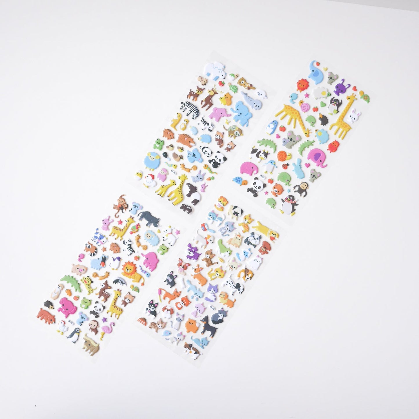 Animal Puffy Stickers B (Set of 4) - WERONE