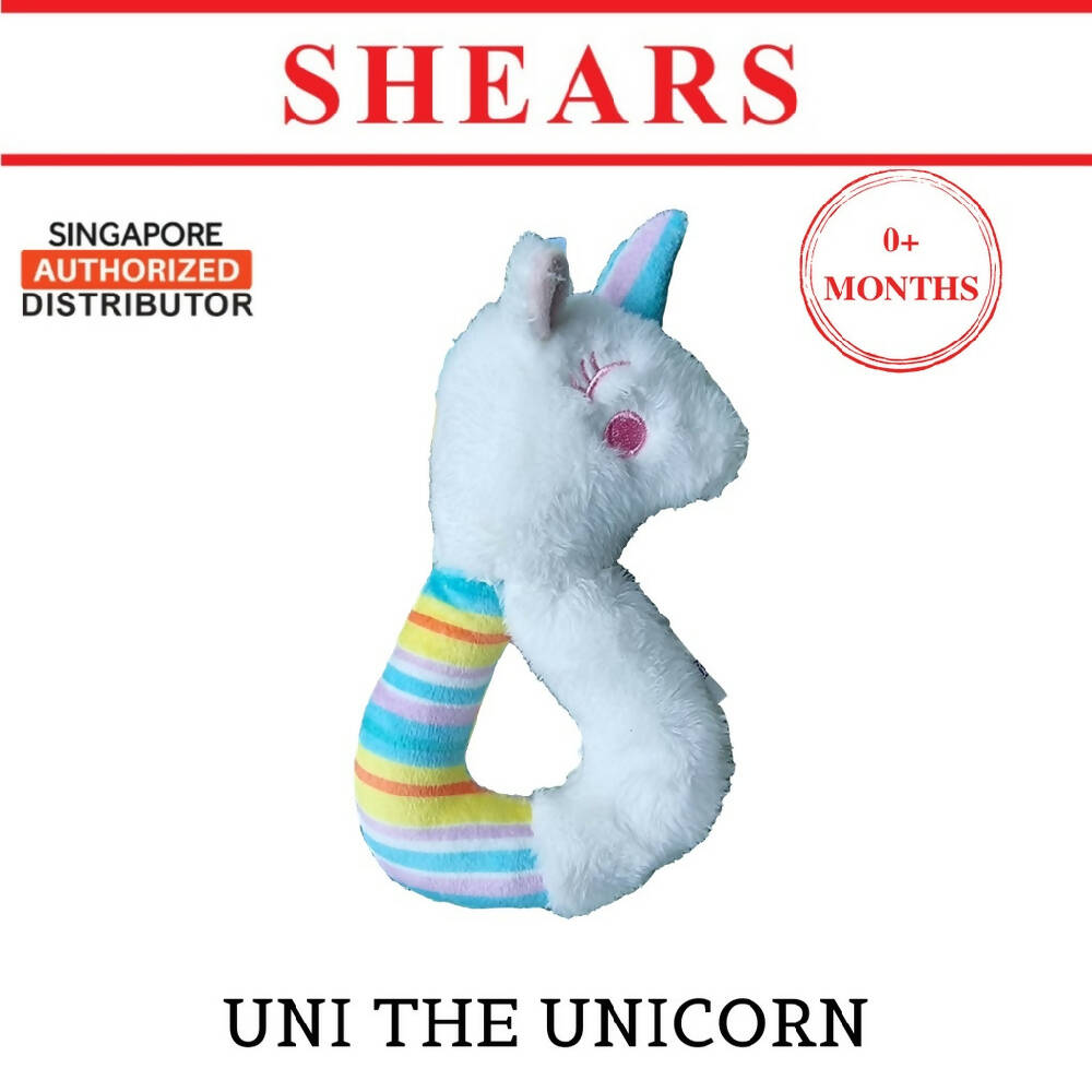 Shears Baby Toy Toddler Ring Rattle Savanna Animals Series - WERONE