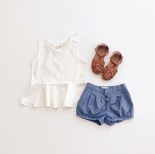 Indie Short - Denim Blue and Camel - WERONE