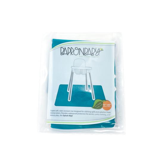 Teal Splash Mat - A Waterproof Catch-All for Highchair Spills and More! - WERONE