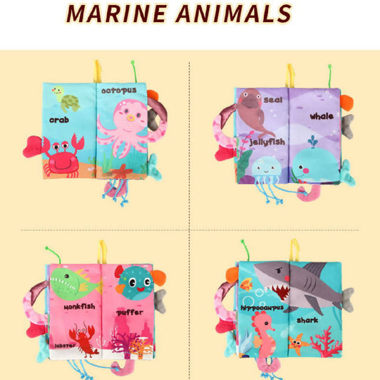 Shears Baby Cloth Book 3D Cloth Book SBYB3072 SEA - WERONE