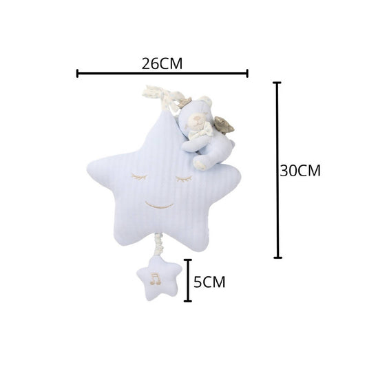 Shears Baby Toy Toddler Soft Toy Musical Pull String BECKY THE STAR BEAR - WERONE