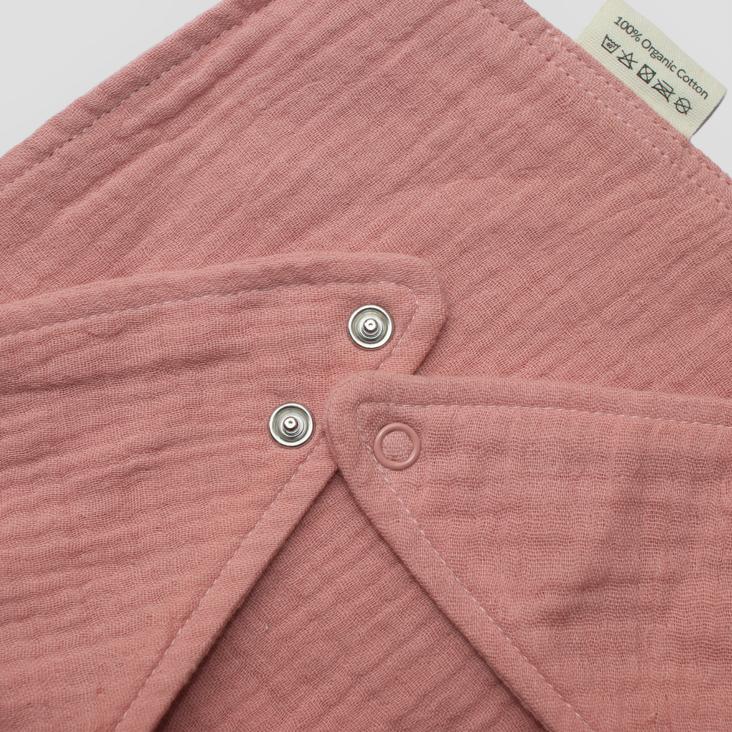 Organic Cotton Bib in Dusty Pink - WERONE