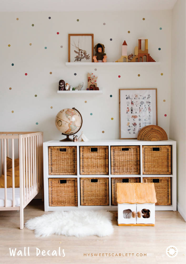 Watercolour Dots Wall Decals - WERONE