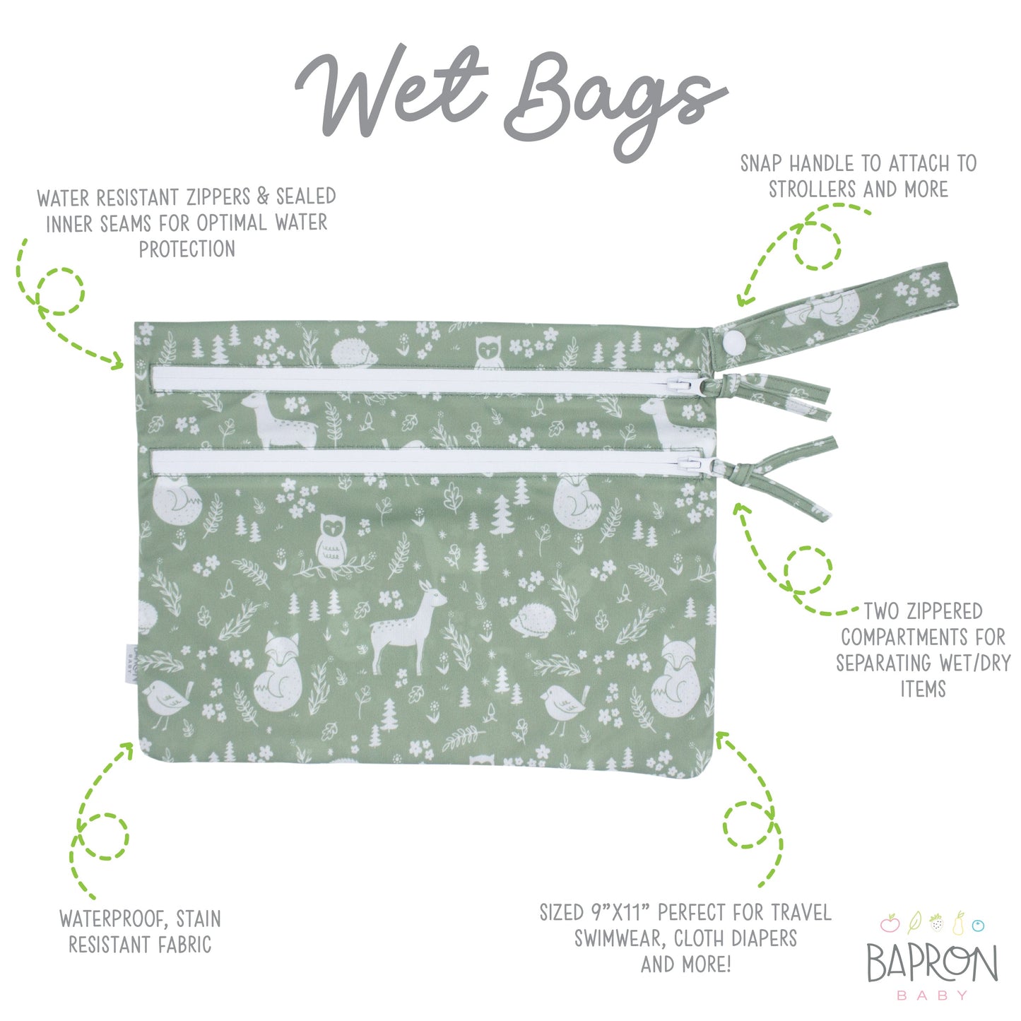 Forest Friends - Waterproof Wet Bag - WERONE