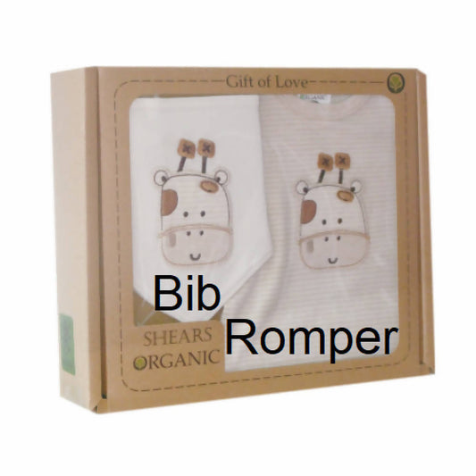 Shears Gift Set Organic 2 PCS GiftSet Giraffe SGO2PCG - WERONE