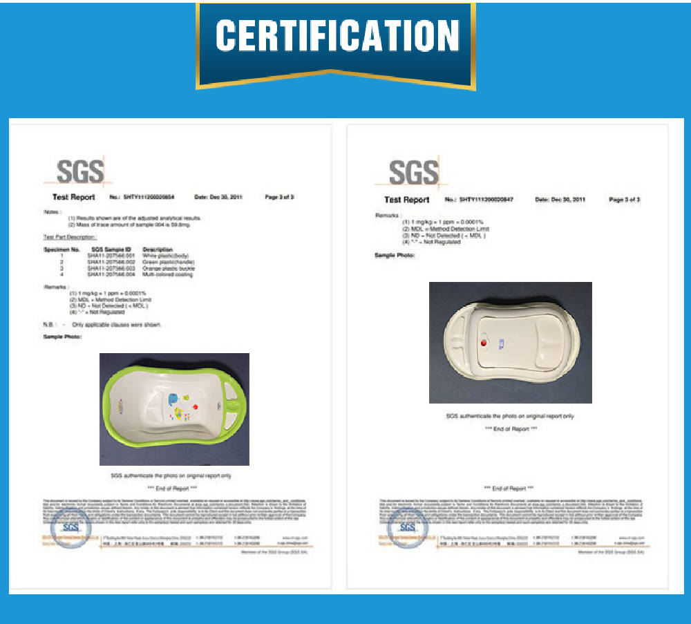 Shears Baby Delux Rim Bath Tub BPA Free Eco Friendly SBT3899 RED - WERONE