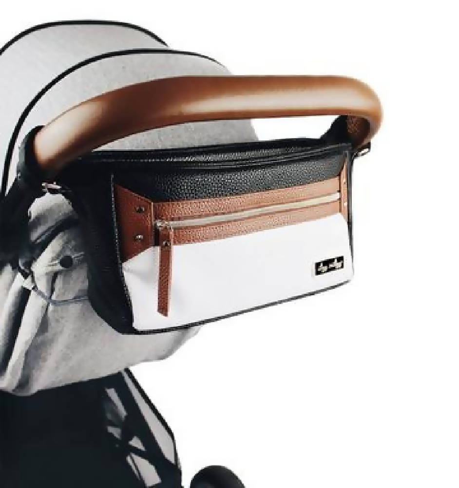 Travel Stroller Caddy (Coffee and Cream) - WERONE
