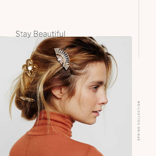 Crystal Fan Shaped Hair Clip - WERONE