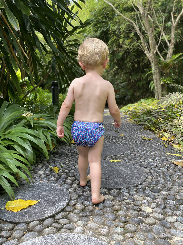 Reusable Cloth Diaper- Gum Blossom - WERONE