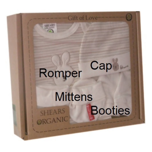 Shears Gift Set Organic 4 PCS Clothing GiftSet Rabbit SOG4PCSR - WERONE