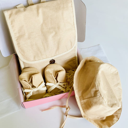 Little Traveller Gift Set - Beige - WERONE