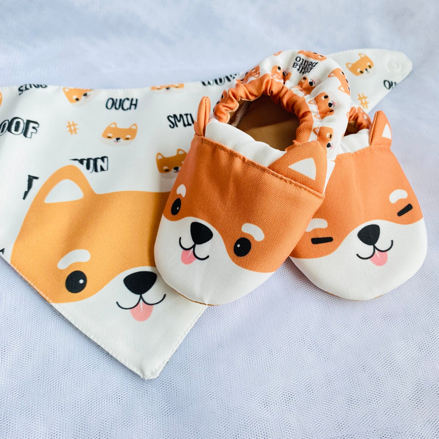 GIFT SET // LITTLE PUPPY (BIB x MINI SHOES) - WERONE