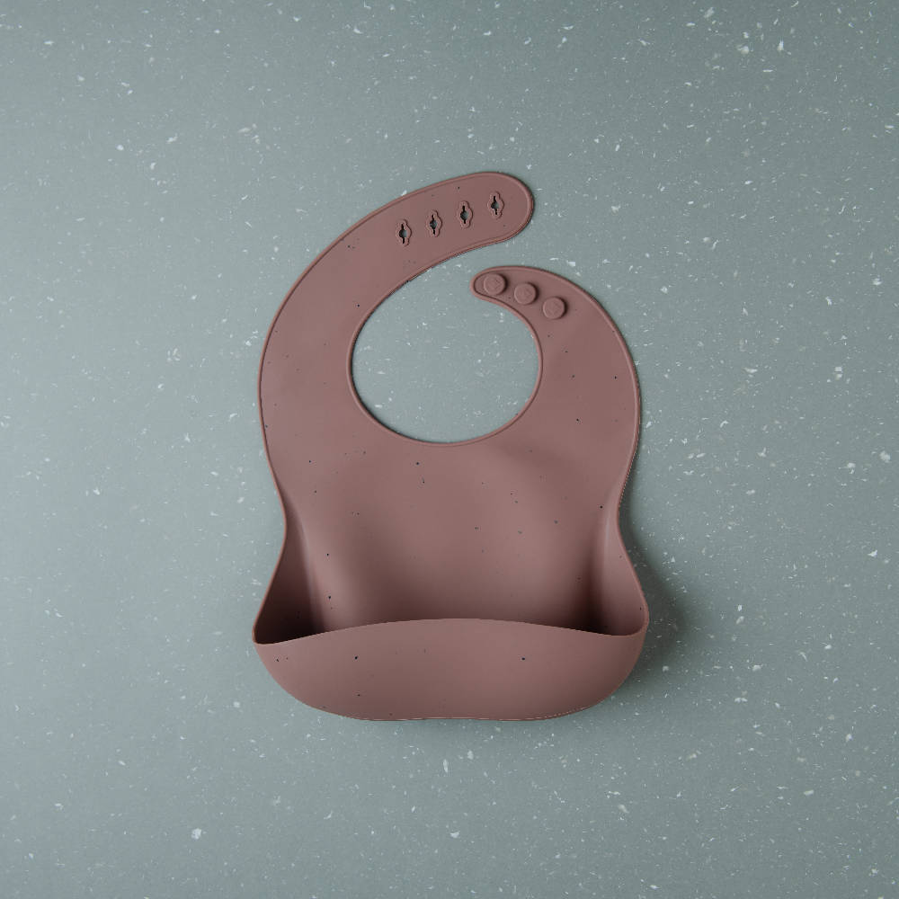 Orle Speckled Silicone Bib - WERONE