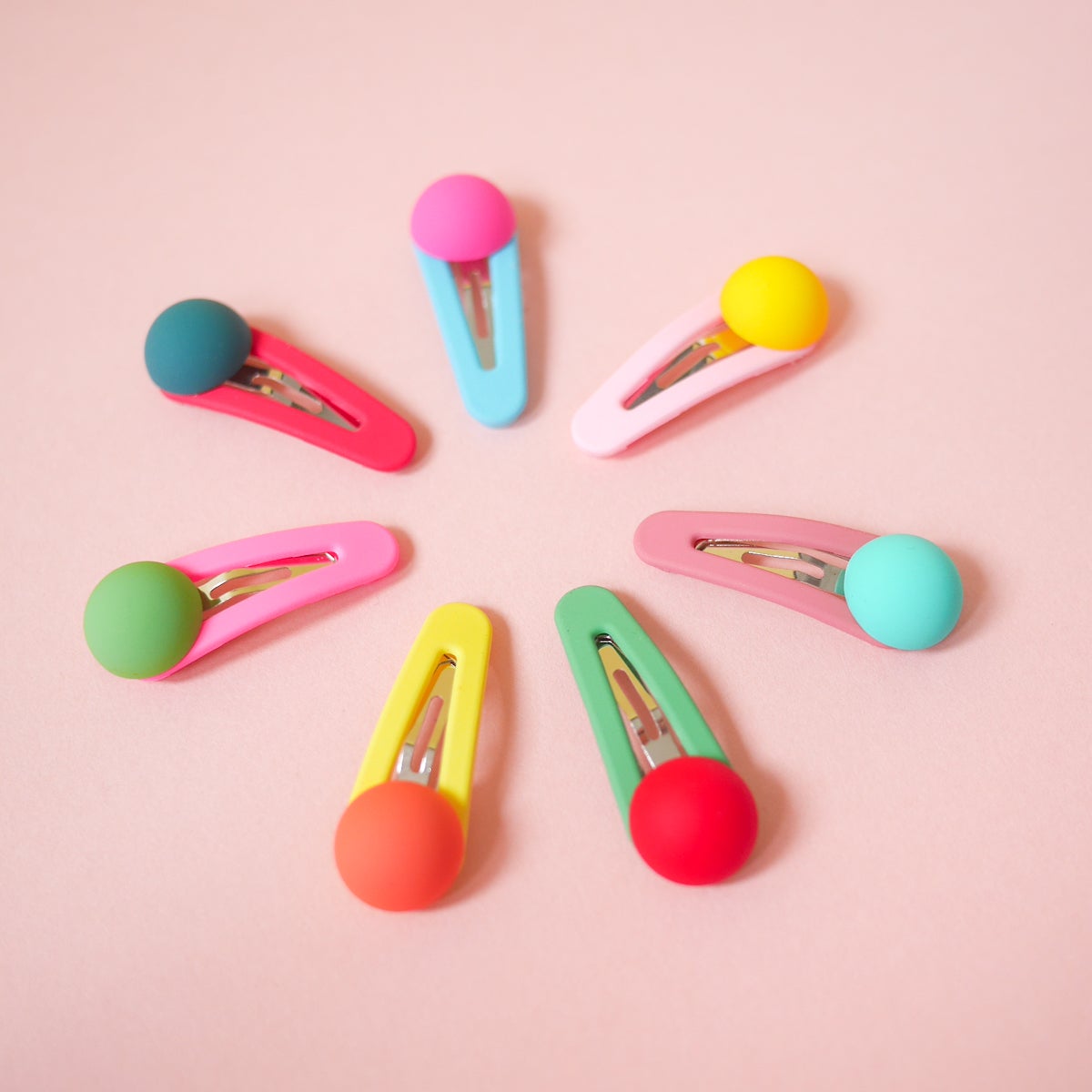 Bauble Block Hair Clip Set - WERONE