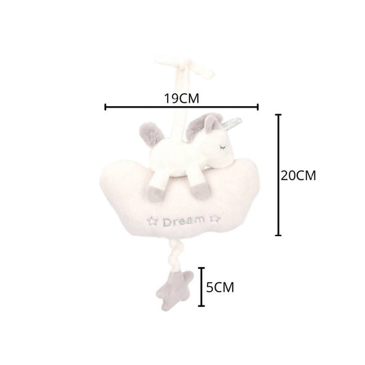 Shears Baby Toy Toddler Soft Toy Musical Pull String WINDY THE UNICORN - WERONE