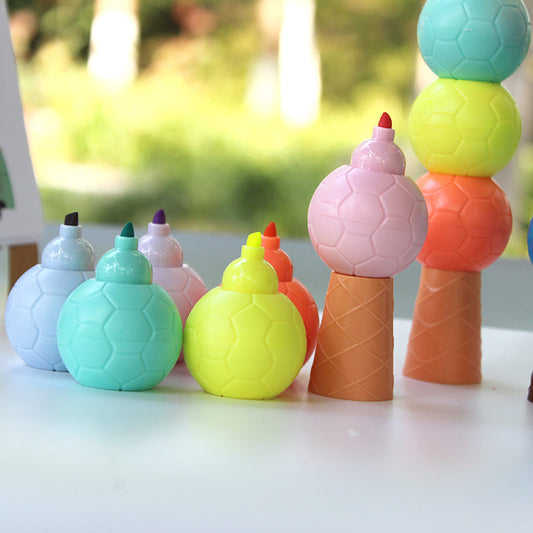 Soccer Stack Highlighter Pen