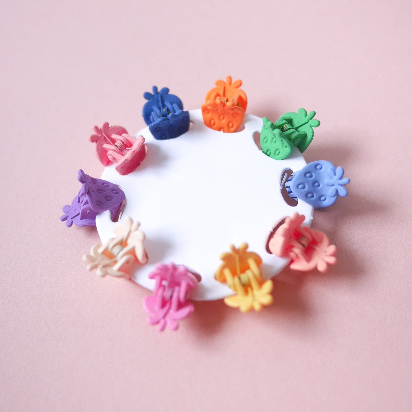 Super Mini Hair Claw Set - Strawberry - WERONE