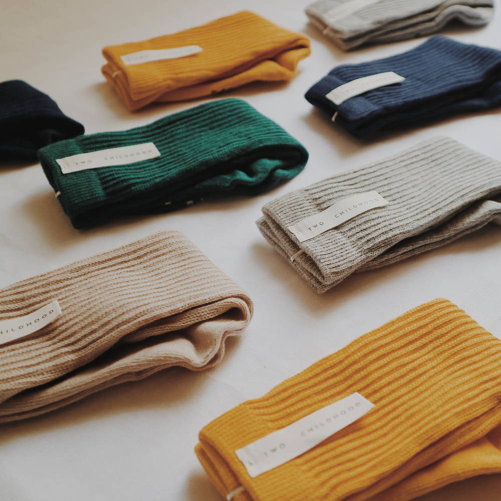 Ribbed Petite Socks | Neutral (Set of 3) - WERONE