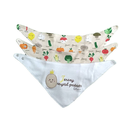 Shears Bib Exclusive Baby Bib 3 Pcs Set Yellow Potato SEBYP - WERONE