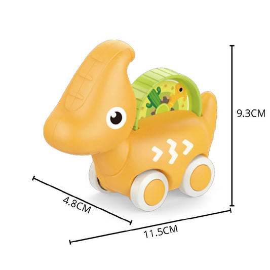 Shears Baby Toy Toddler Fiction Toy Car DINO YELLOW - WERONE