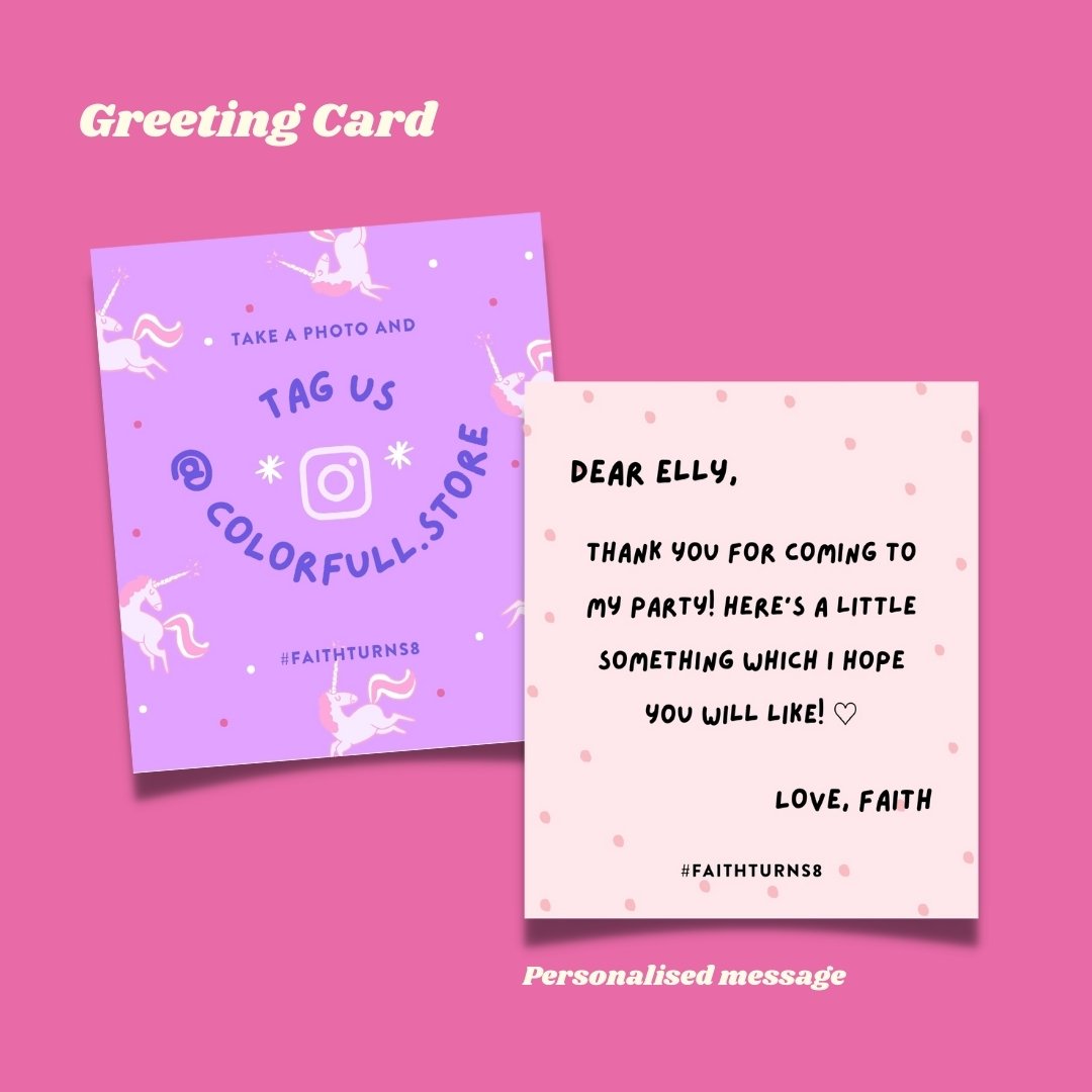 Unicorn Theme A (Packs of 3-12) - WERONE