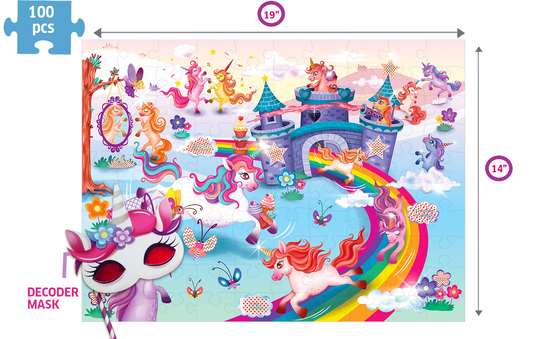 I Love Unicorns - Secret Message Puzzle - WERONE