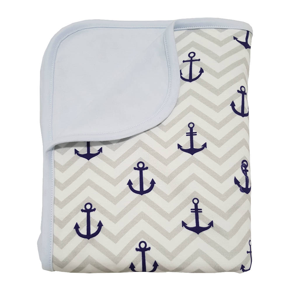 Bebe Bamboo Double Layer Blanket - Nautical - WERONE