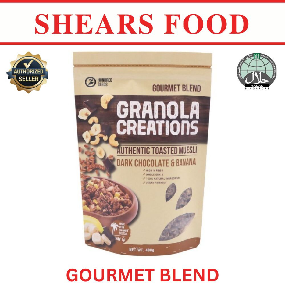 Hundred Seeds Granola Creation Ideal Mixed Cereals for Breakfast 400gms by Shears