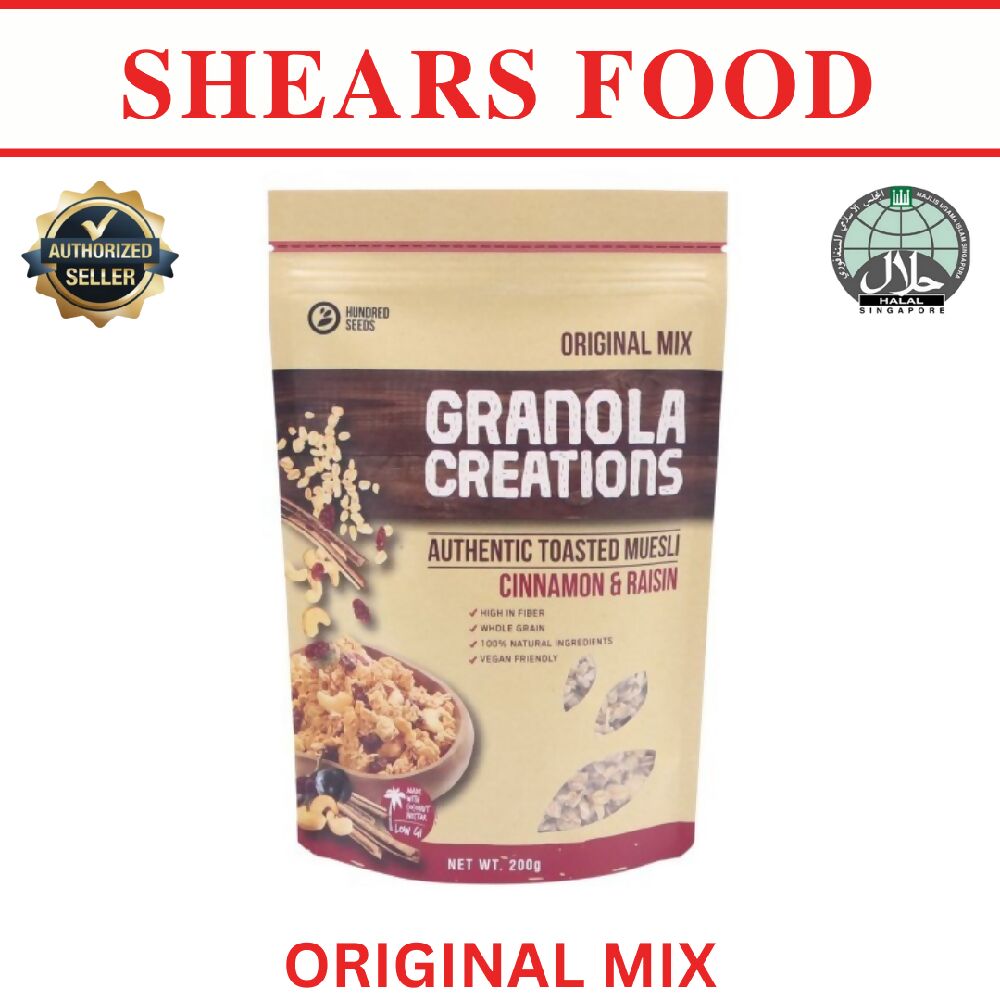 Hundred Seeds Granola Creation Ideal Mixed Cereals for Breakfast 200gms by Shears