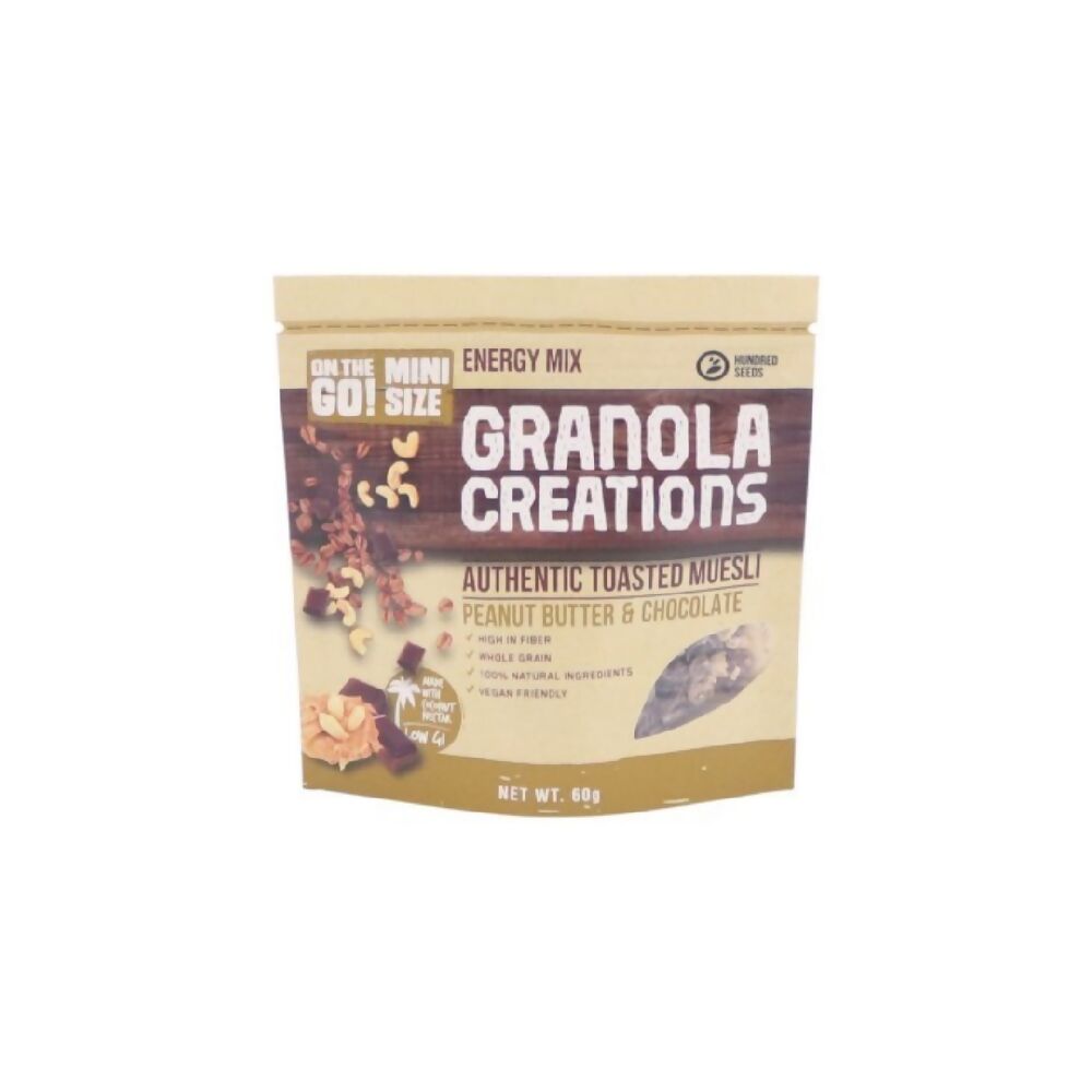Hundred Seeds Granola Creation Ideal Mixed Cereals for Breakfast 60gms by Shears