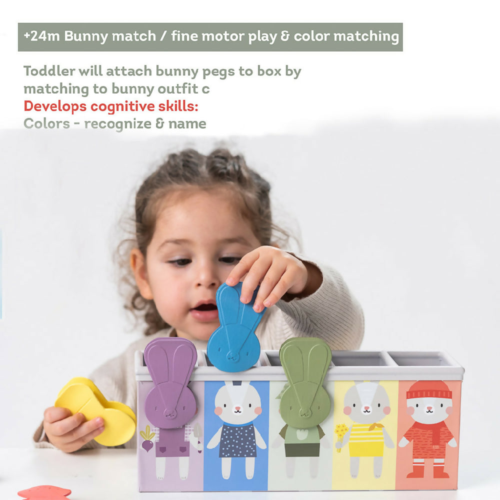 Taf Toys Bunny School Match & Count Toy