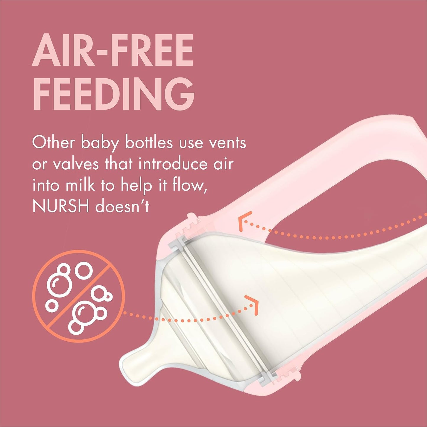 Boon NURSH SILICONE POUCH BOTTLE 8oz (Pack of 3)